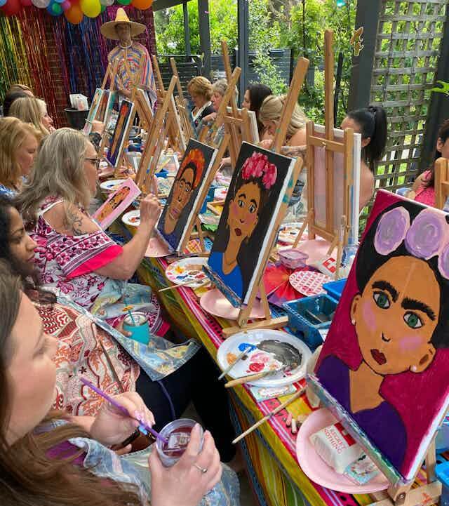 Paint and Sip Class: Frida Kahlo