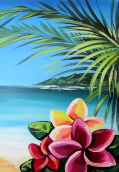 Paint and Sip Class: Hawaiian Beachscape