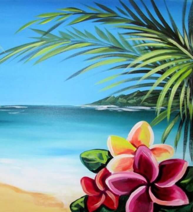Paint and Sip Class: Hawaiian Beachscape