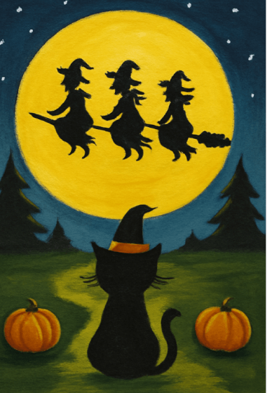 Paint and Sip Class: Hocus Pocus