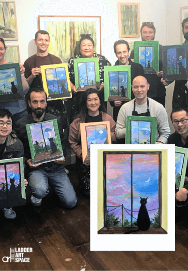 Paint and Sip Class: Looking Out the Window
