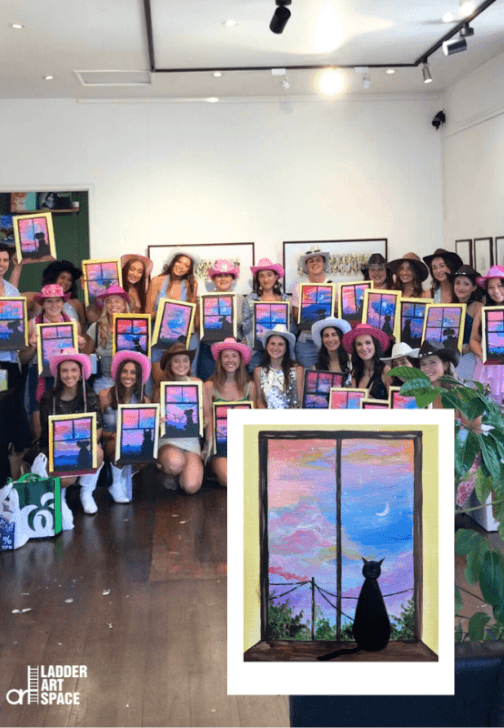 Paint and Sip Class: Looking Out the Window