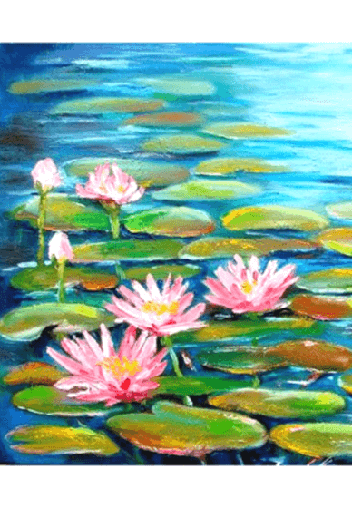 Paint and Sip Class: Lotus Lake