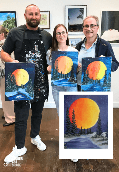 Paint and Sip Class: Midnight Glow