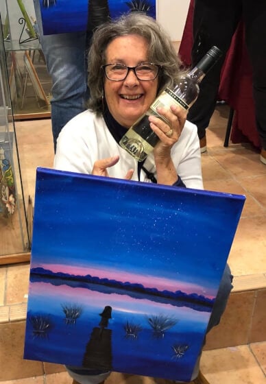 Paint and Sip Class: Midnight Stars on the Lake