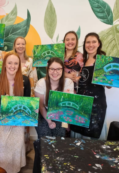 Paint and Sip Class: Monet Water Lilies