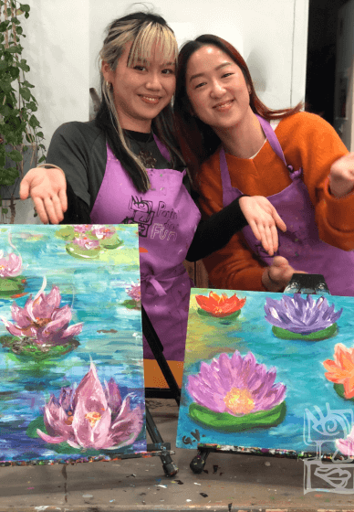 Paint and Sip Class: Palette Knife Monet Painting