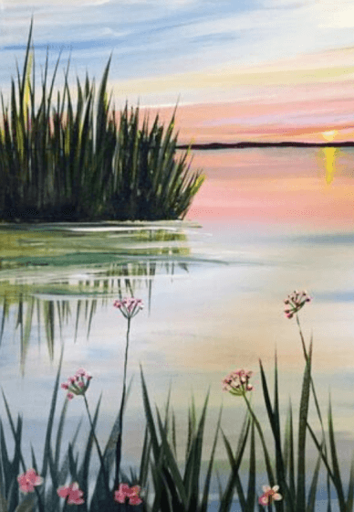 Paint and Sip Class: Pink Lake