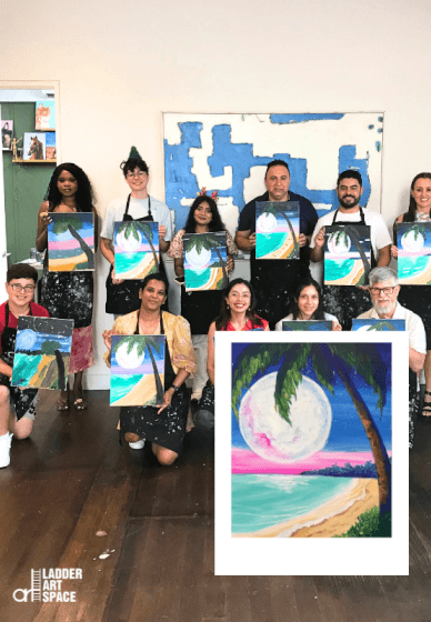 Paint and Sip Class: Pink Moon