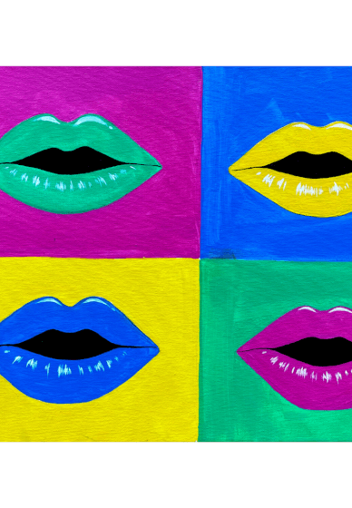 Paint and Sip Class: Pop Art Lips