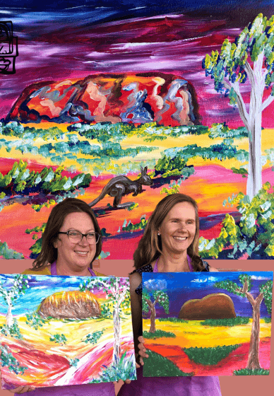 Paint and Sip Class: the Aussie Outback