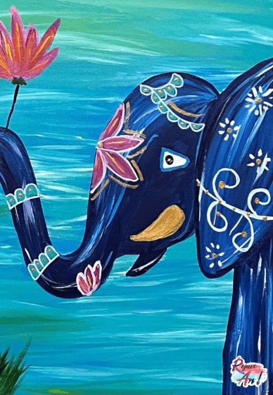 Paint and Sip Class: Tribal Elephant