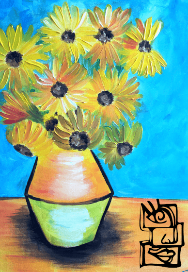 Paint and Sip Class: Van Gogh's Sun Flowers