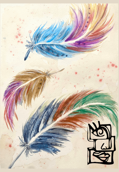 Paint and Sip Class: Watercolour Feathers
