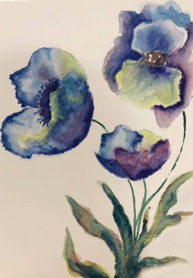 Paint and Sip Class: Watercolour Poppies