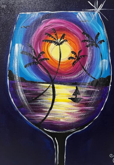 Paint and Sip Class: Wine Glass Bay