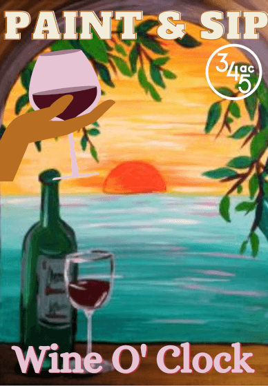 Paint and Sip Class: Wine O'clock