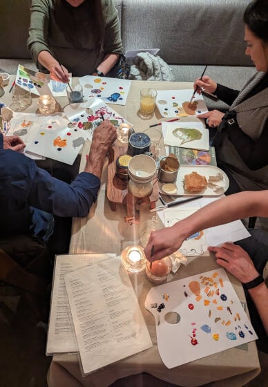 Paint and Sip Class with Tea Tasting