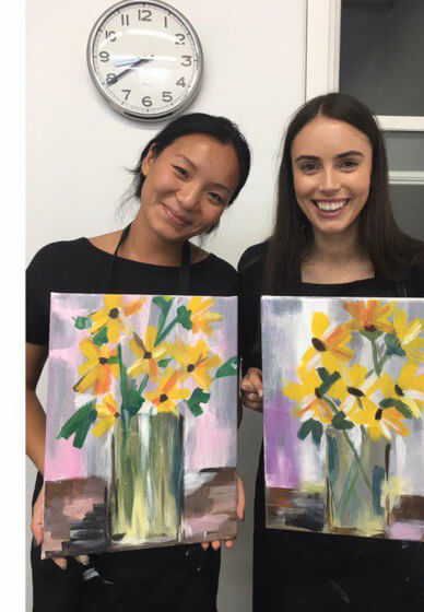 Paint and Sip Class: Yellow Flowers