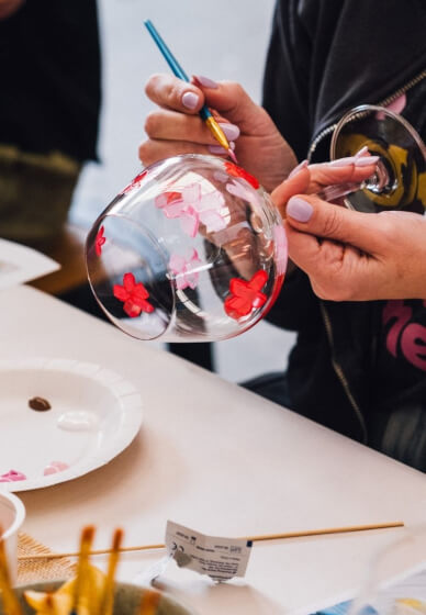 Paint and Sip Gin Glass Workshop at Hang 10 Distillery