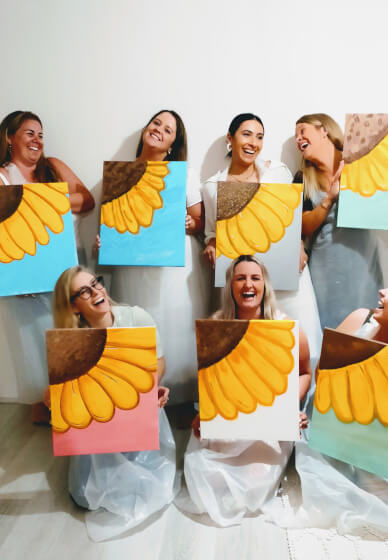 Paint and Sip Party at Home