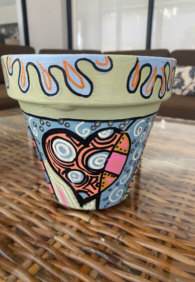 Paint and Sip Planter Party: Painting on Terra Cotta Pots
