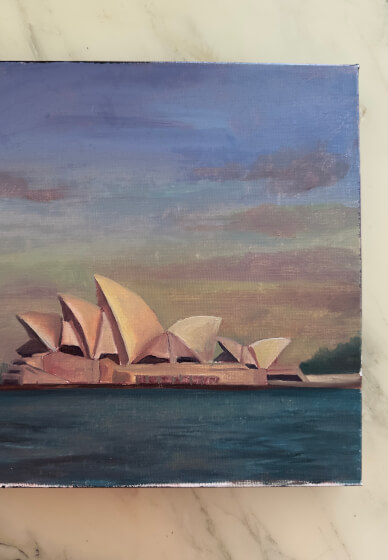 Paint and Sip Team Building Class: Sydney Opera House