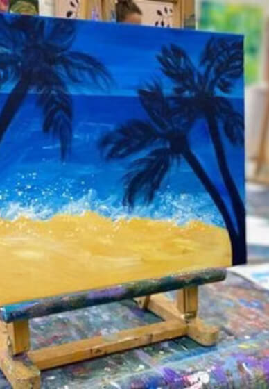 Paint and Sip Workshop: Beachy Vibes