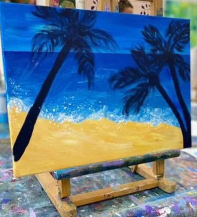 Paint and Sip Workshop: Beachy Vibes