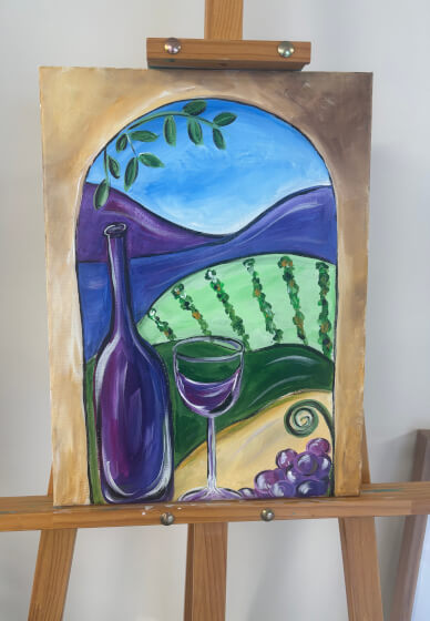 Paint and Sip Workshop: Taste of Tuscany