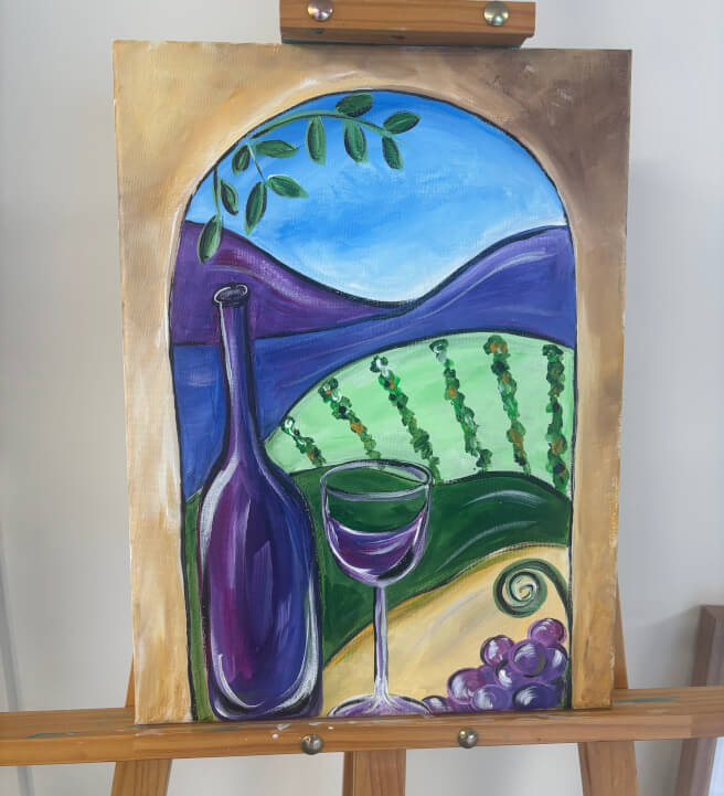 Paint and Sip Workshop: Taste of Tuscany