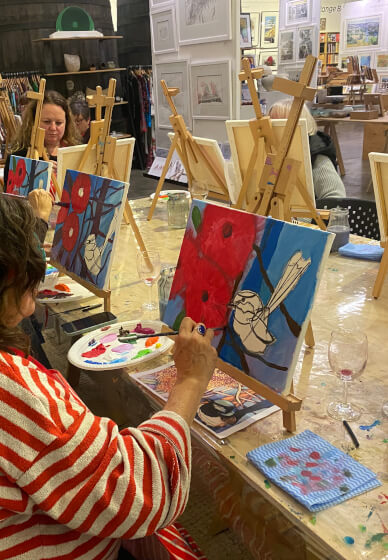 Paint and Sip Workshop 'Yellow Tail Black Cockatoo and Wild Native'