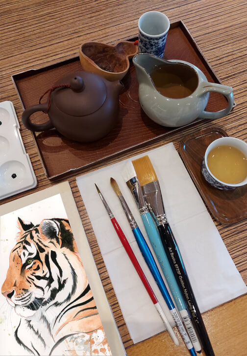 Paint and Tea Watercolour Workshop