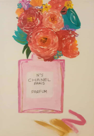 Paint &sip - Floral Chanel No. 5