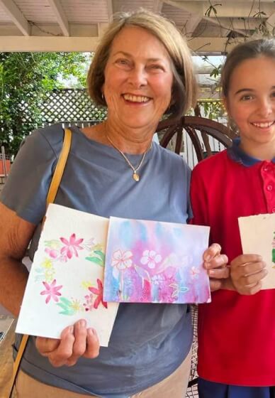 Paint Flowers in Watercolour Class