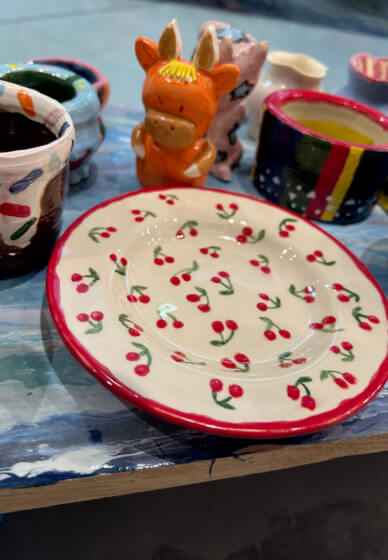 Paint Glazed Ceramic Piece Workshop: Dinnerware, Vase, Pot