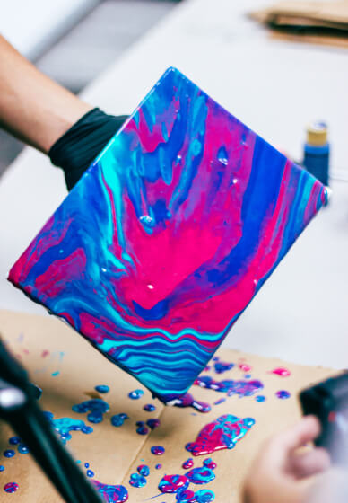 Paint Pouring Workshop for Beginners