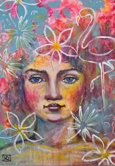 Paint, Sip and Nibbles Workshop: Whimsical Faces