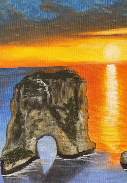 Paint, Sip and Supper Workshop: Golden Beirut