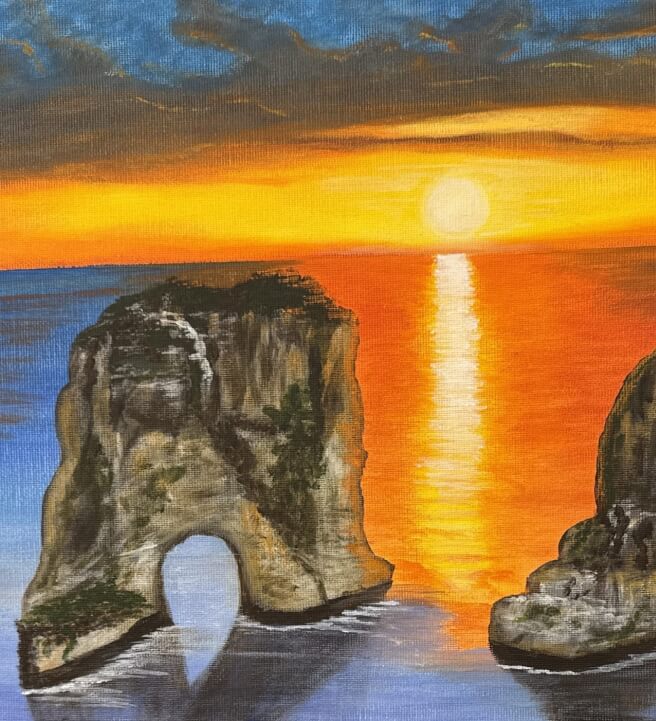Paint, Sip and Supper Workshop: Golden Beirut