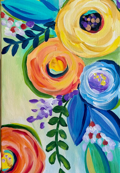 Paint, Sip and Unwind Class