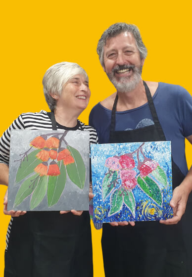 Paint, Sip and Watch the Sunset Class for Couples
