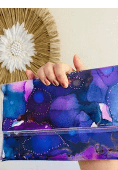 Paint Your Clutch with Alcohol Ink Workshop