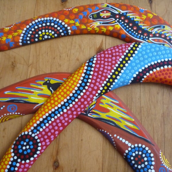 Paint Your Own Boomerang at Home Online class & kit ClassBento