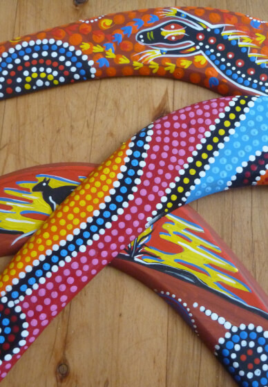 Paint Your Own Boomerang at Home