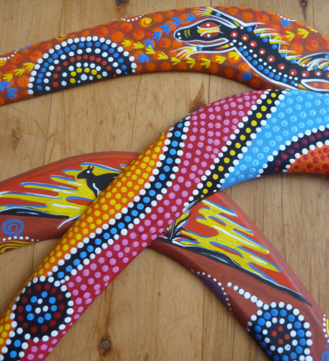 Paint Your Own Boomerang at Home