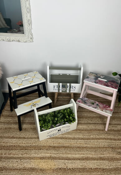 Paint Your Own Step Stool or Toolbox Class