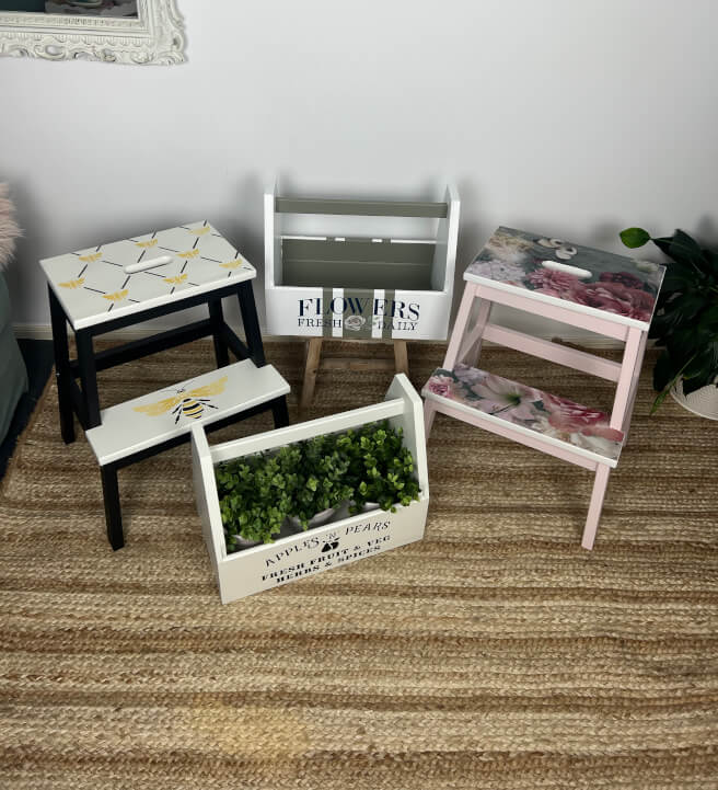 Paint Your Own Step Stool or Toolbox Class