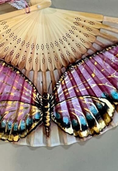 Paint Your Own Watercolour Silk Fan