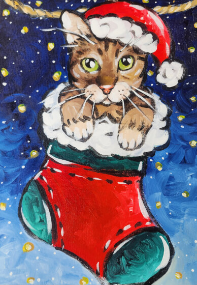 Paint Your Pet Class: Christmas Edition